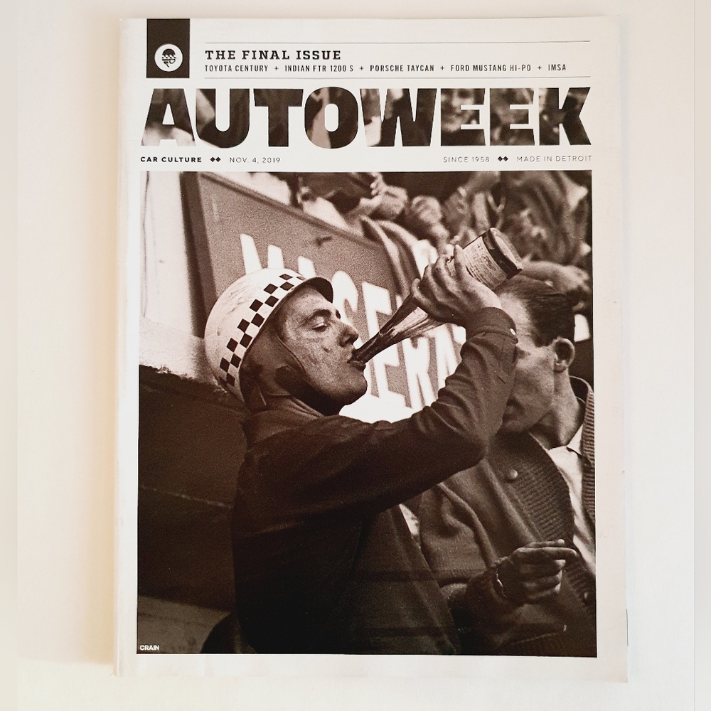 AutoWeek Magazine November 4, 2019 The Final Issue - Toyota Century, Porsche